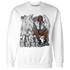 Retro High OG Black White 1s Sweatshirt Match Just Blessed - NastyJamz