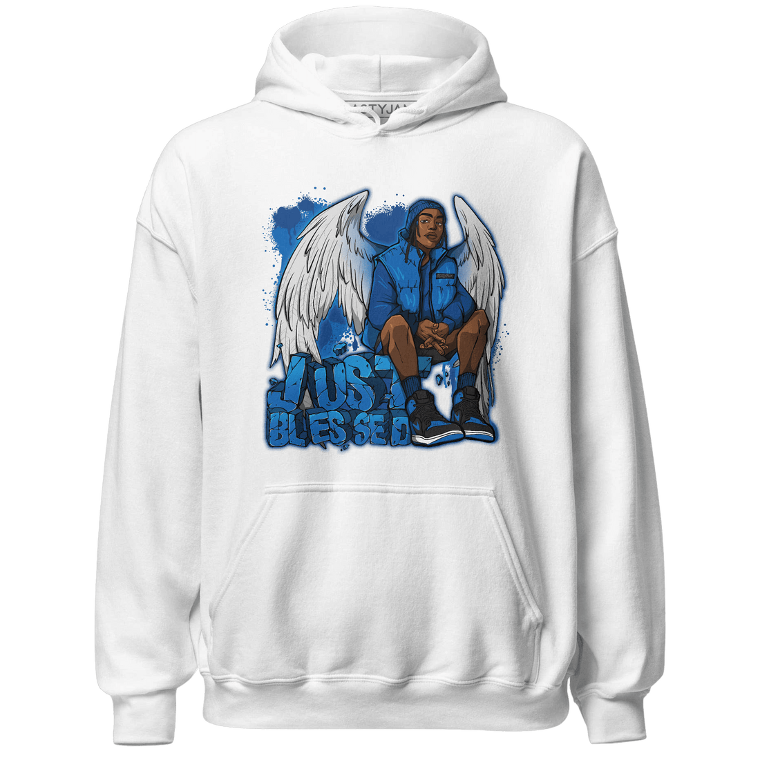 Royal Reimagined 1s Hoodie Match Just Blessed - NastyJamz