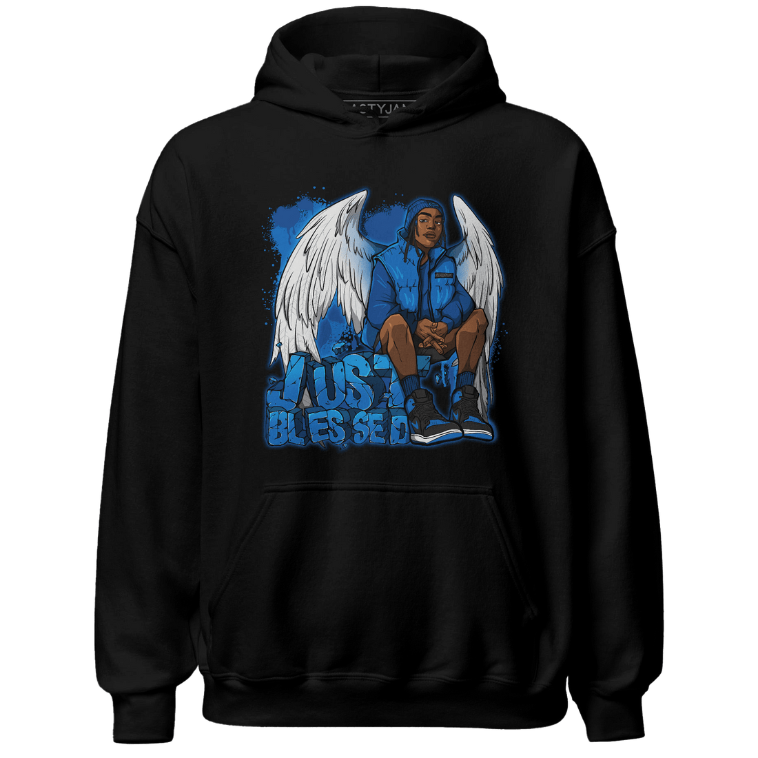 Royal Reimagined 1s Hoodie Match Just Blessed - NastyJamz