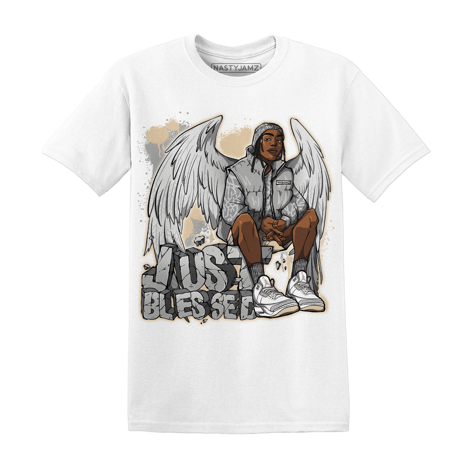 Craft Ivory 3s T Shirt Match Just Blessed - NastyJamz