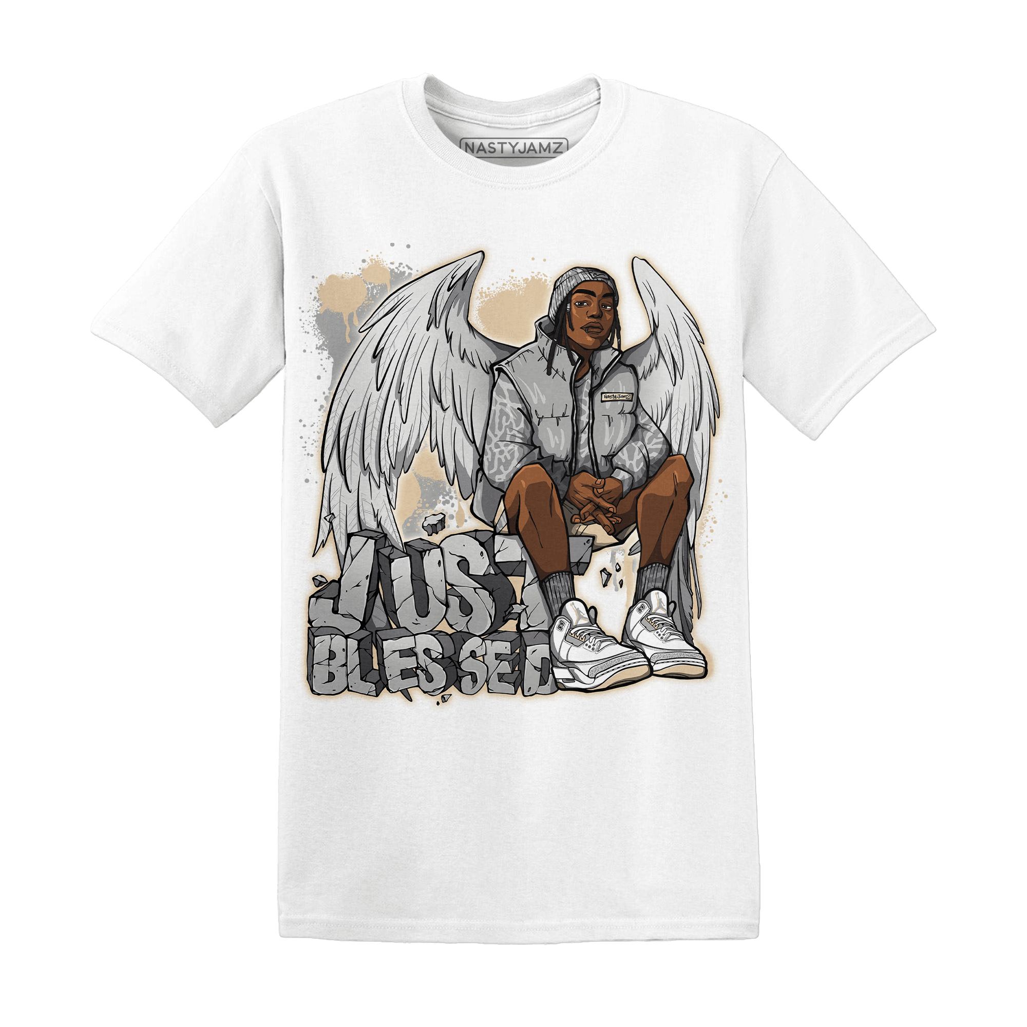 Craft Ivory 3s T Shirt Match Just Blessed - NastyJamz