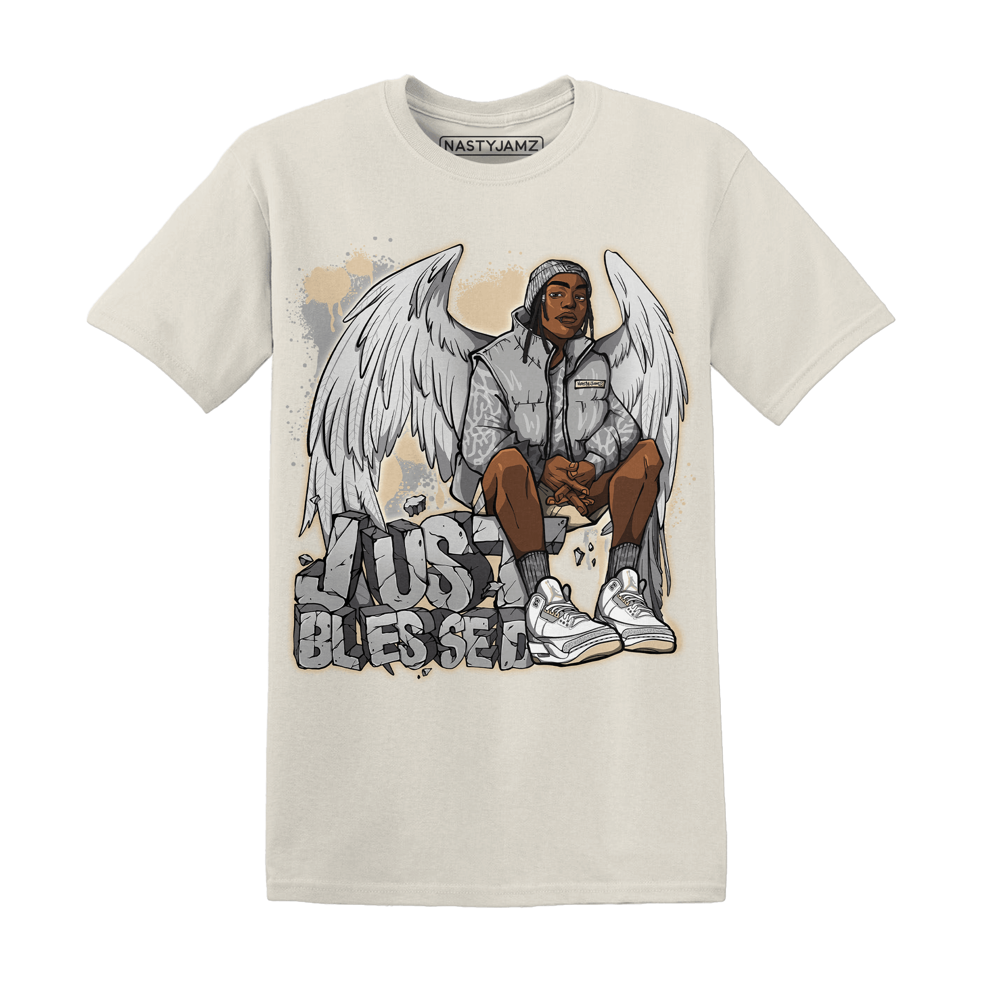 Craft Ivory 3s T Shirt Match Just Blessed - NastyJamz