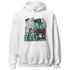 Green Glow 3s Hoodie Match Just Blessed - NastyJamz