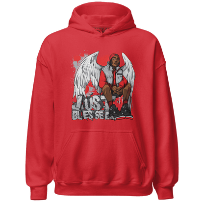 Bred Reimagined 4s Hoodie Match Just Blessed - NastyJamz