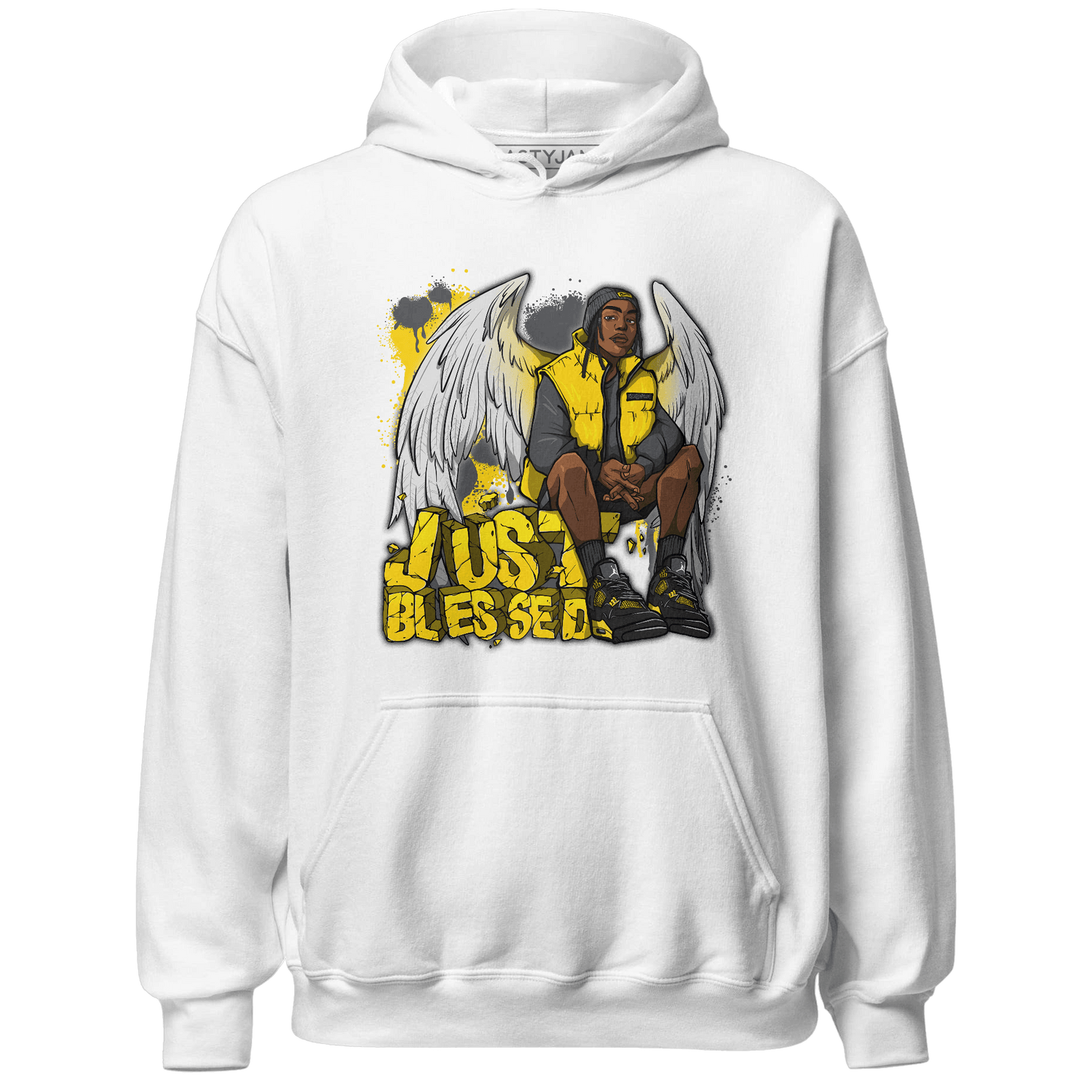 Thunder 4s Hoodie Match Just Blessed - NastyJamz