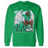 Lucky Green 5s Sweatshirt Match Just Blessed - NastyJamz
