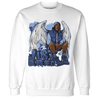 Midnight Navy 5s Sweatshirt Match Just Blessed - NastyJamz