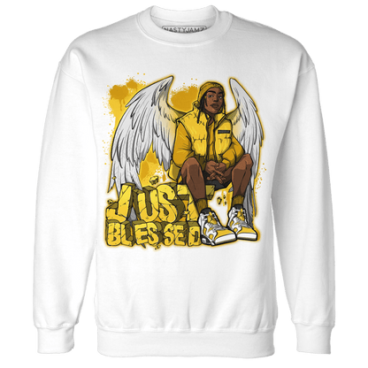 Yellow Ochre 6s Sweatshirt Match Just Blessed - NastyJamz