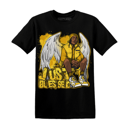 Yellow Ochre 6s T Shirt Match Just Blessed - NastyJamz