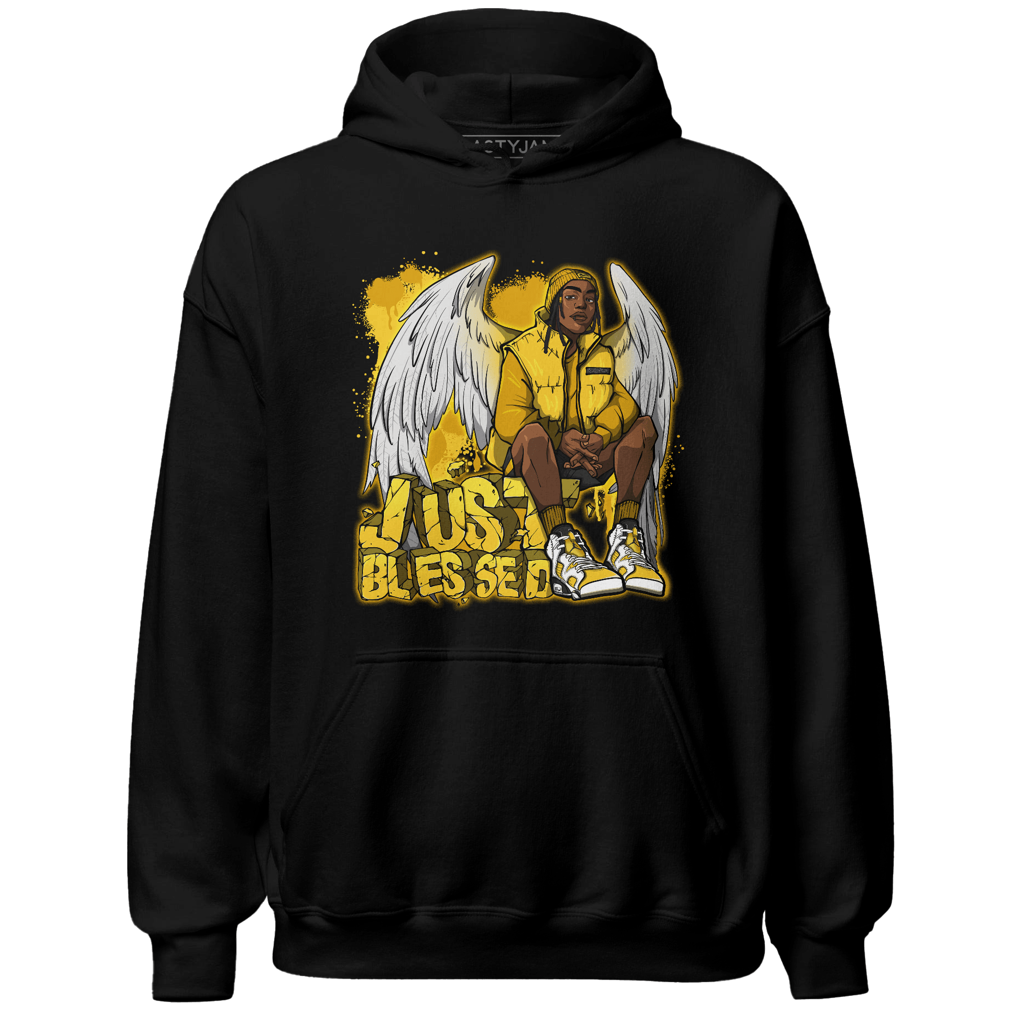 Yellow Ochre 6s Hoodie Match Just Blessed - NastyJamz