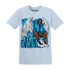 Powder Blue 9s T Shirt Match Just Blessed - NastyJamz