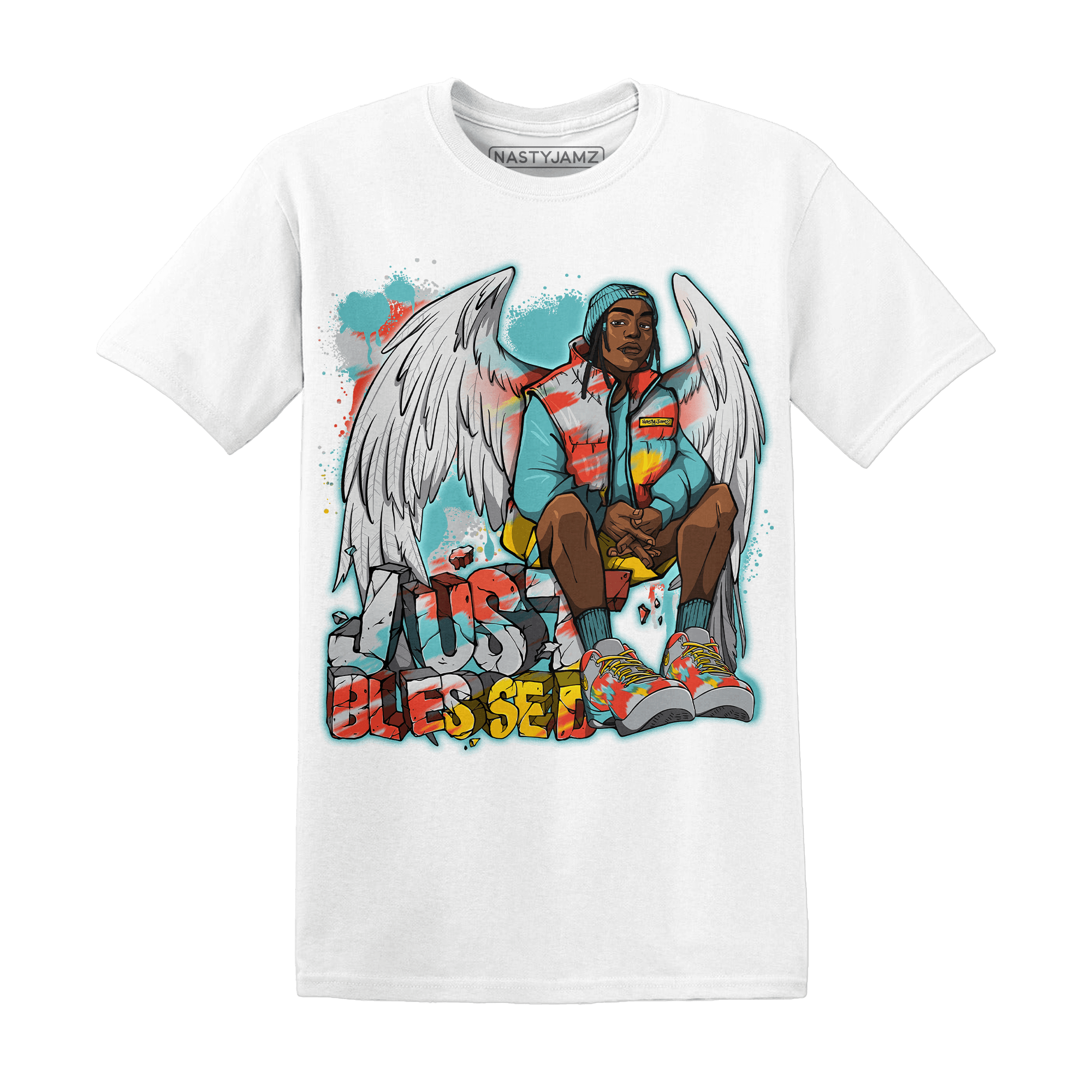 KB 8 Protro Venice Beach T Shirt Match Just Blessed - NastyJamz