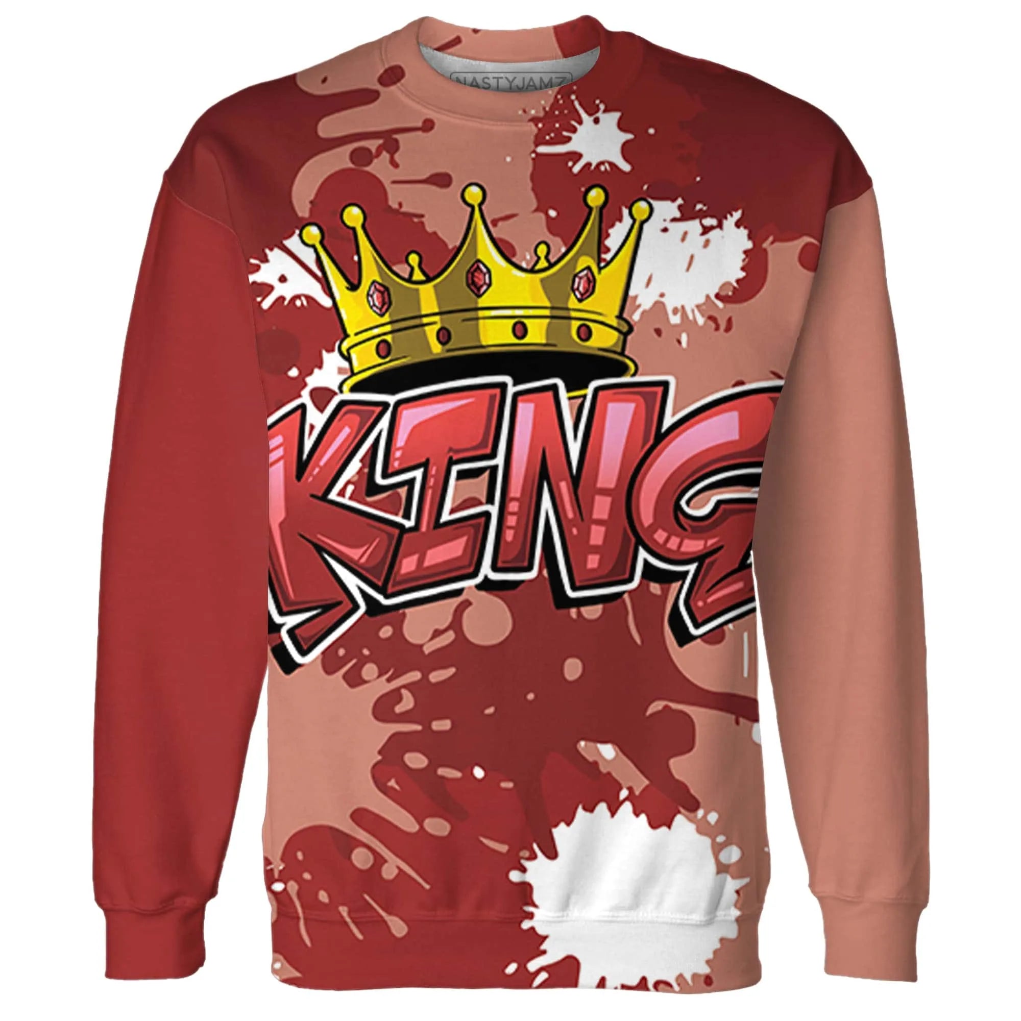 Dune-Red-13s-Sweatshirt-Match-KING-3D