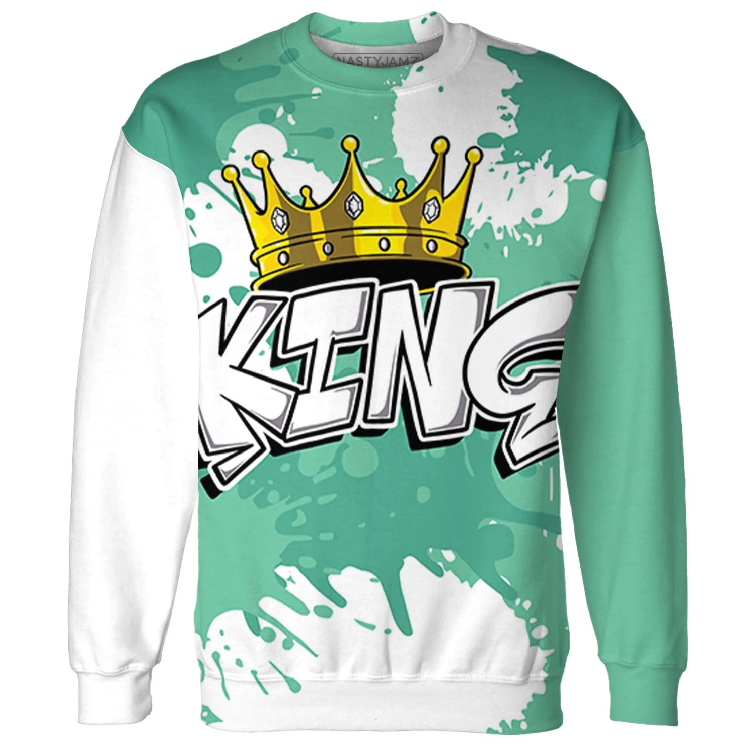 High-OG-Green-Glow-1s-Sweatshirt-Match-KING-3D
