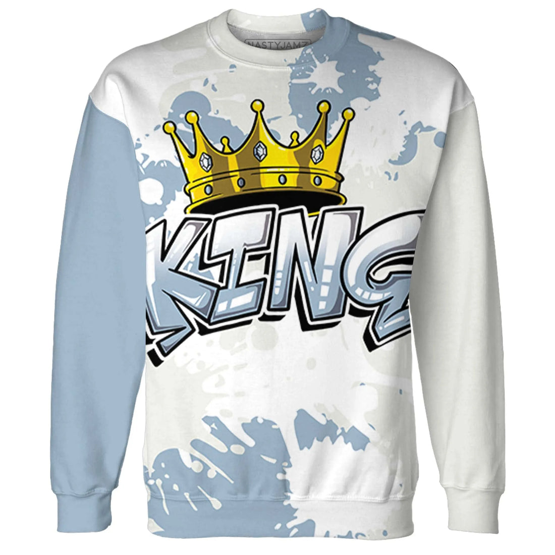 Mid-Diffused-Blue-Grey-1s-Sweatshirt-Match-KING-3D