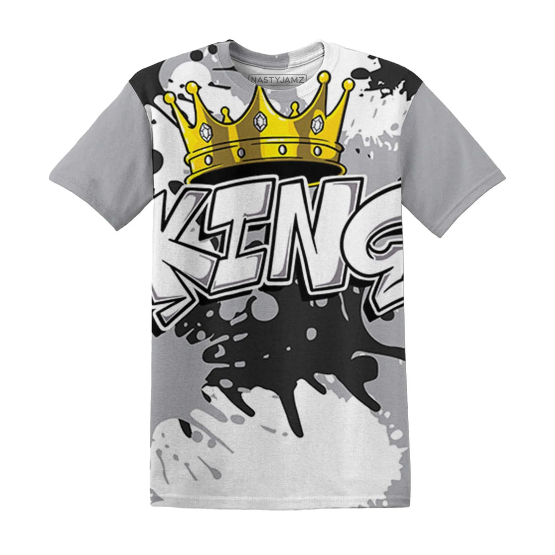 Wolf-Grey-1s-T-Shirt-Match-KING-3D