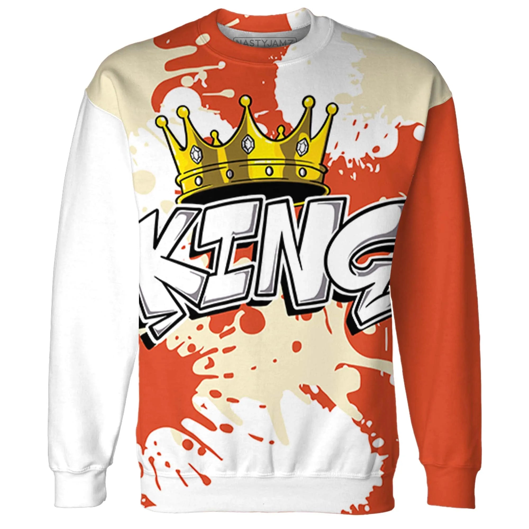 Georgia-Peach-3s-Sweatshirt-Match-KING-3D