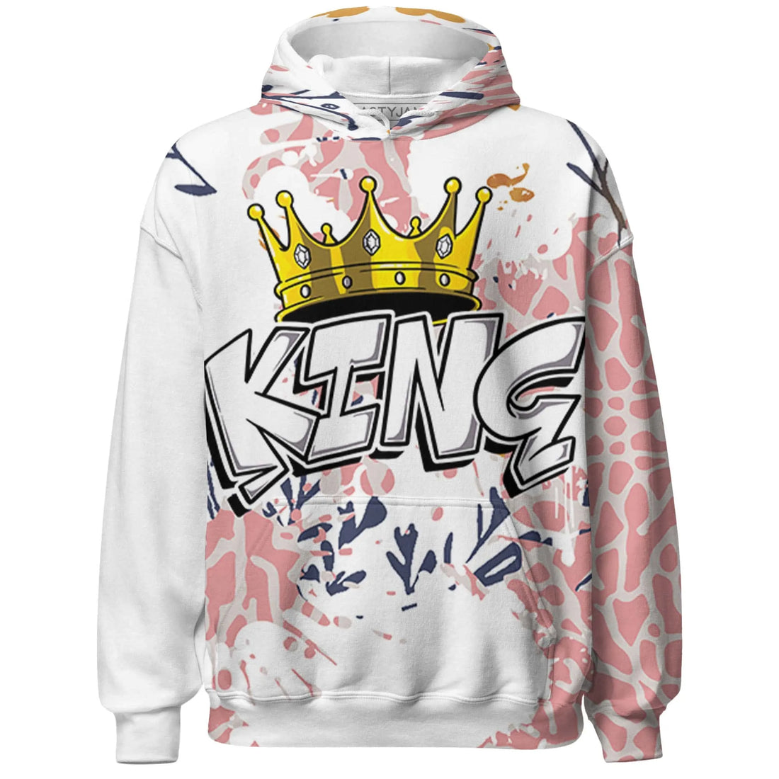 Red-Stardust-3s-Hoodie-Match-KING-3D