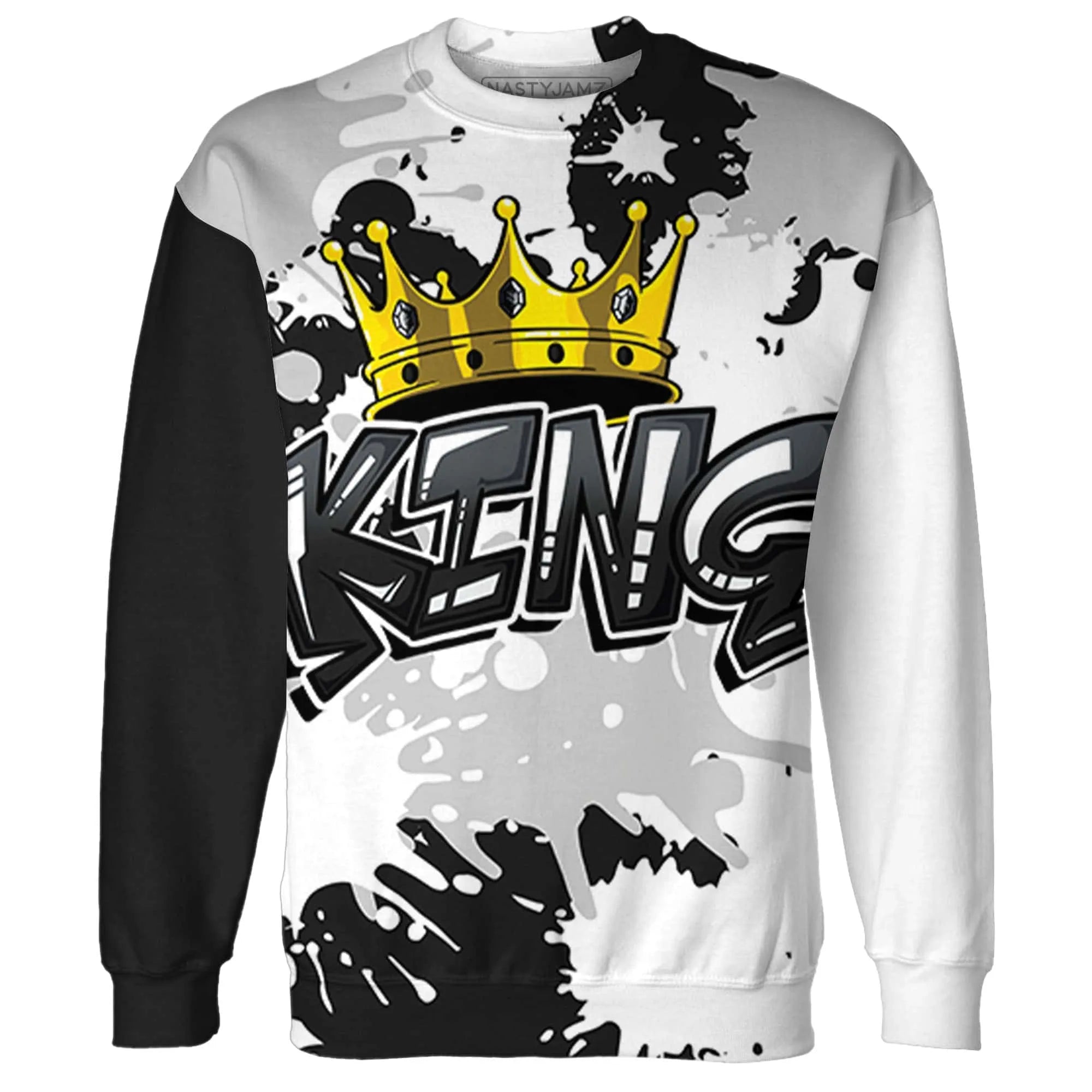 White-Thunder-4s-Sweatshirt-Match-KING-3D