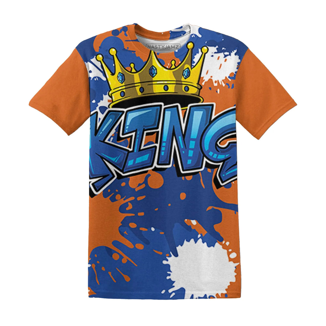Dunk-Low-Knicks-T-Shirt-Match-KING-3D