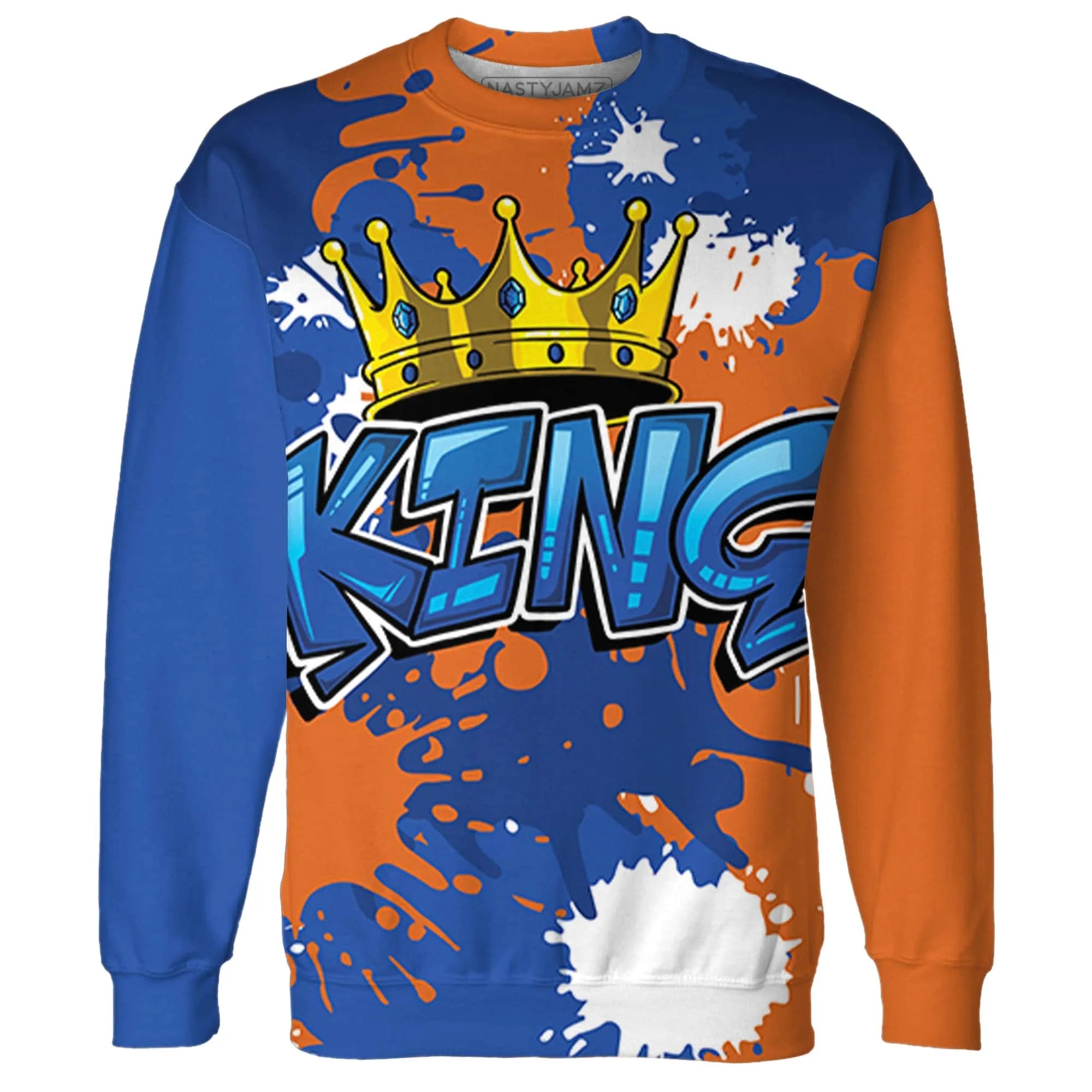 Dunk-Low-Knicks-Sweatshirt-Match-KING-3D