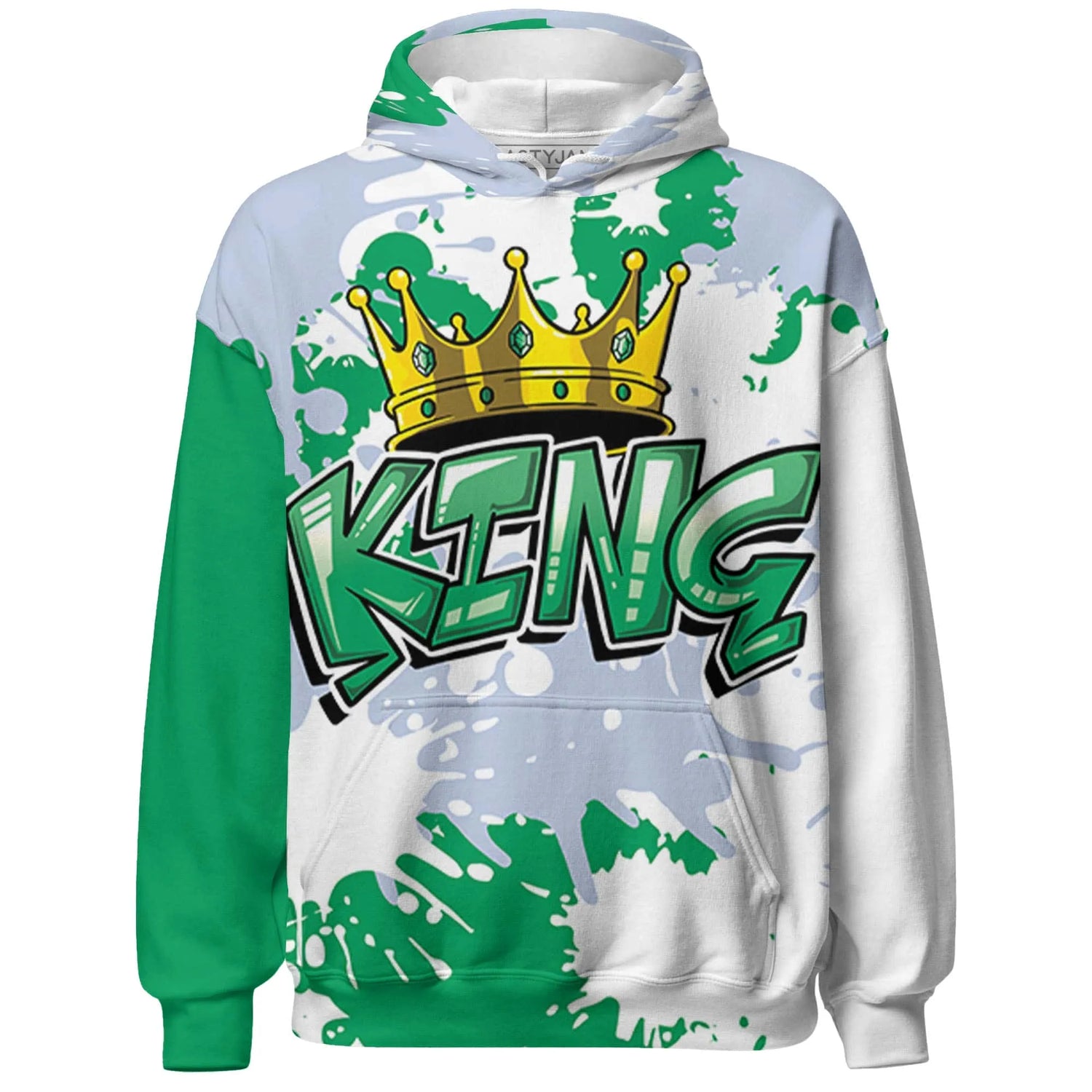 Lucky-Green-5s-Hoodie-Match-KING-3D