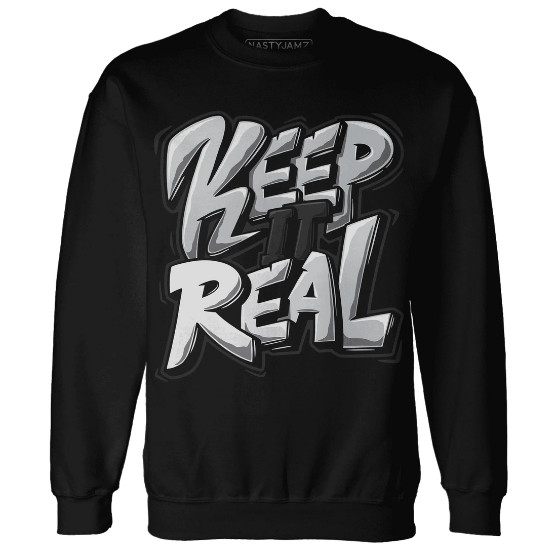 Wolf-Grey-12s-NastyJamz-Sweatshirt-Match-Keep-Real