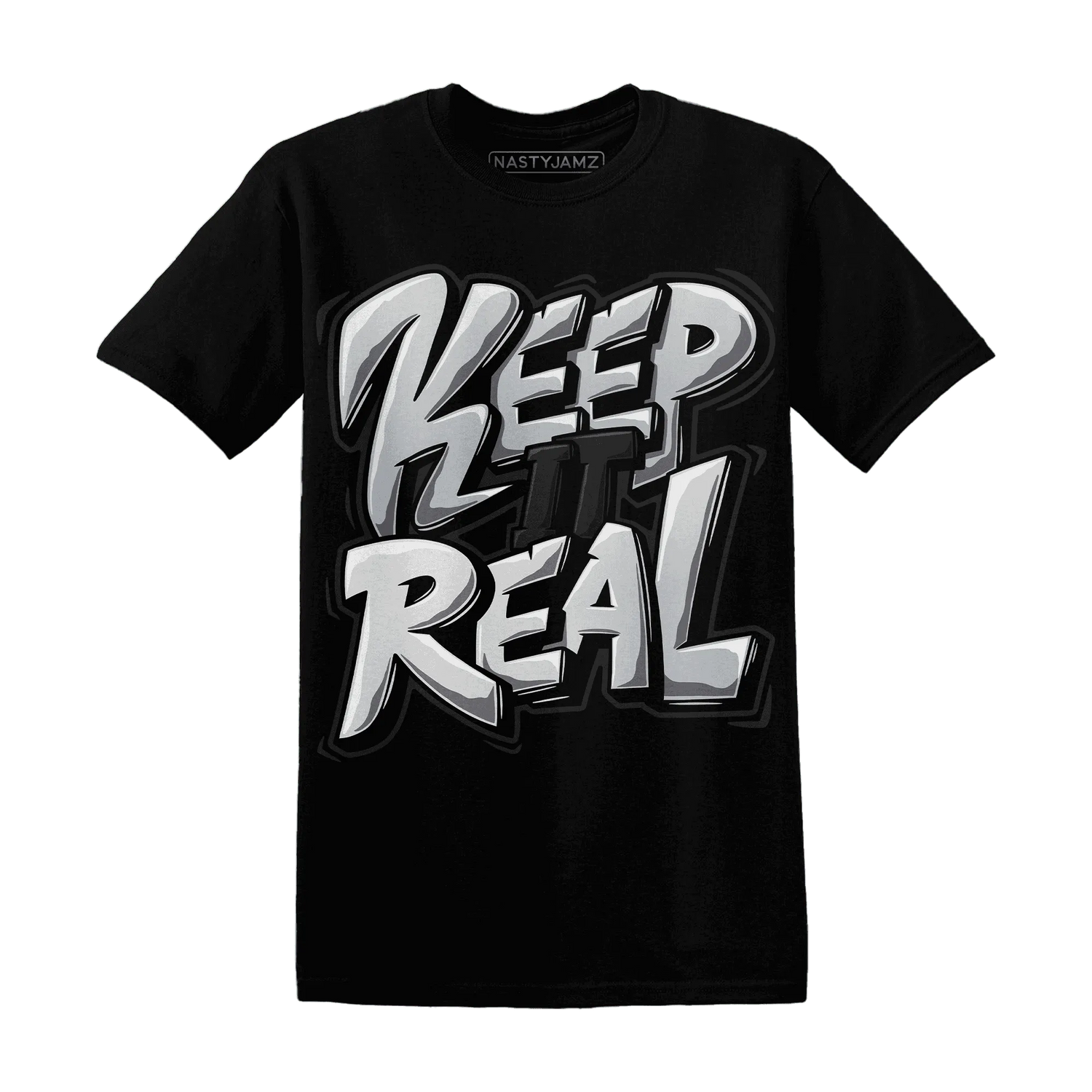 Wolf-Grey-12s-NastyJamz-T-Shirt-Match-Keep-Real