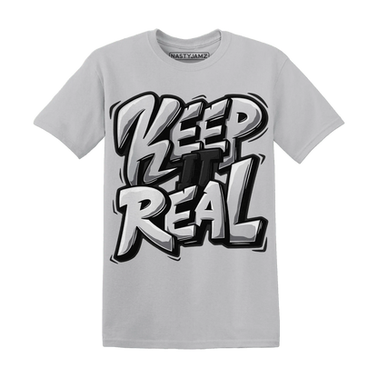 Wolf-Grey-12s-NastyJamz-T-Shirt-Match-Keep-Real