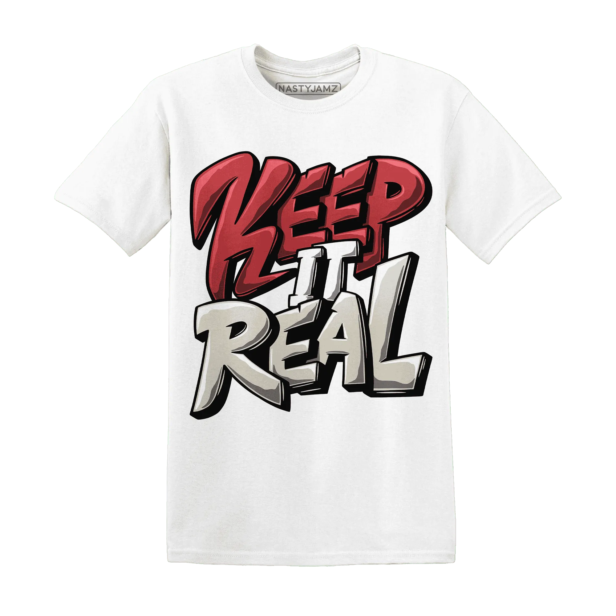 Black-Toe-Reimagined-Red-White-1s-T-Shirt-Match-Keep-Real