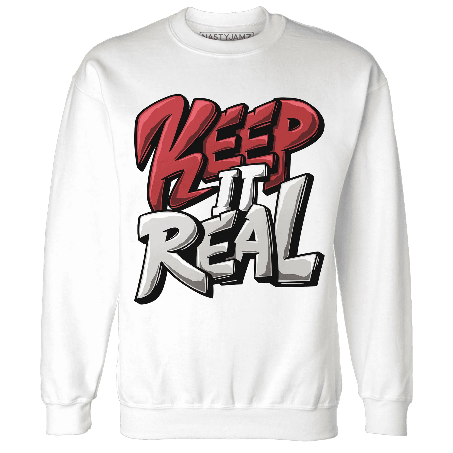 Black-Toe-Reimagined-Red-White-1s-Sweatshirt-Match-Keep-Real