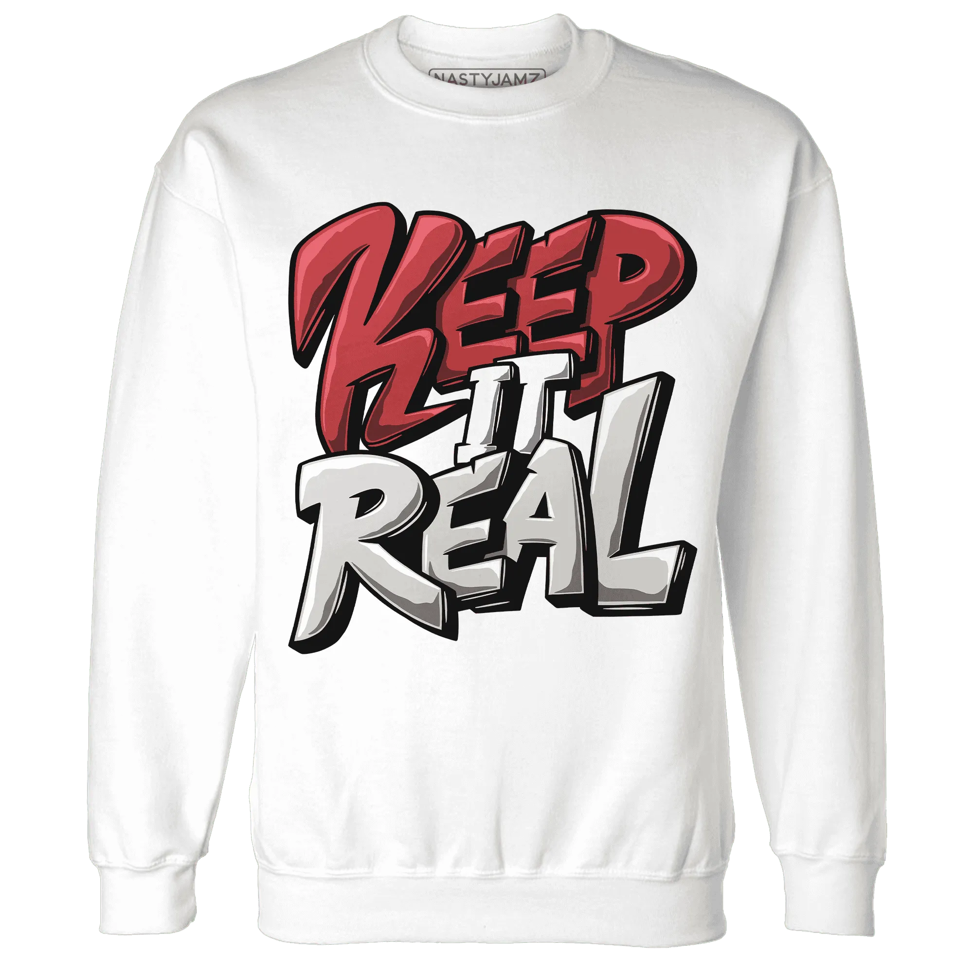 Black-Toe-Reimagined-Red-White-1s-Sweatshirt-Match-Keep-Real