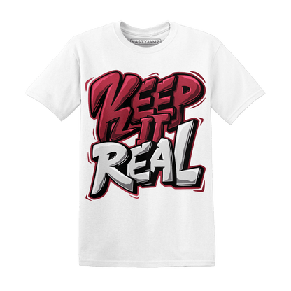 High 85 Metallic Burgundy 1s T Shirt Match Keep Real - NastyJamz