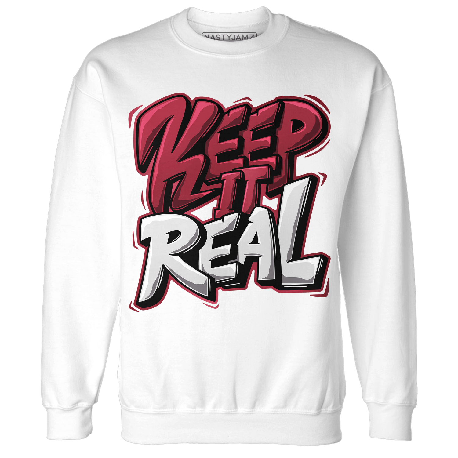High 85 Metallic Burgundy 1s Sweatshirt Match Keep Real - NastyJamz