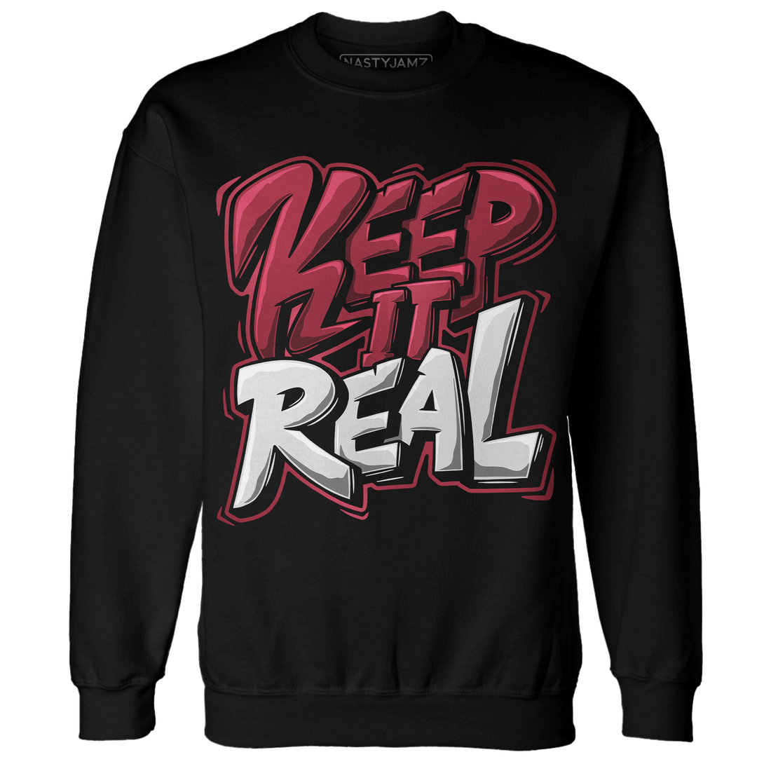 High 85 Metallic Burgundy 1s Sweatshirt Match Keep Real - NastyJamz