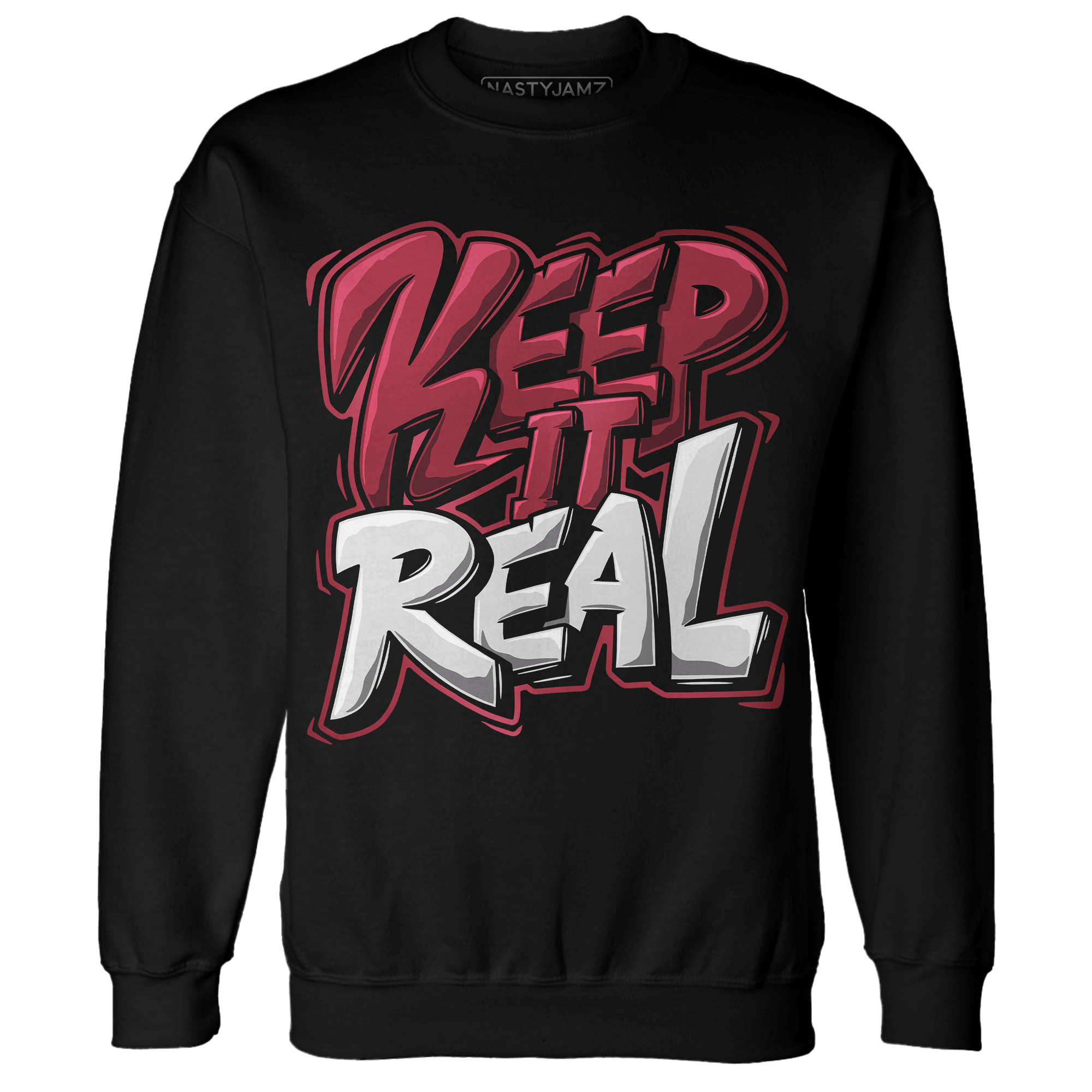 High 85 Metallic Burgundy 1s Sweatshirt Match Keep Real - NastyJamz