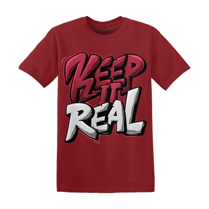 High 85 Metallic Burgundy 1s T Shirt Match Keep Real - NastyJamz