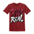 High 85 Metallic Burgundy 1s T Shirt Match Keep Real - NastyJamz