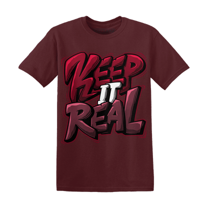 High White Team Red 1s T Shirt Keep Real - NastyJamz