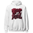 High White Team Red 1s Hoodie Match Keep Real - NastyJamz