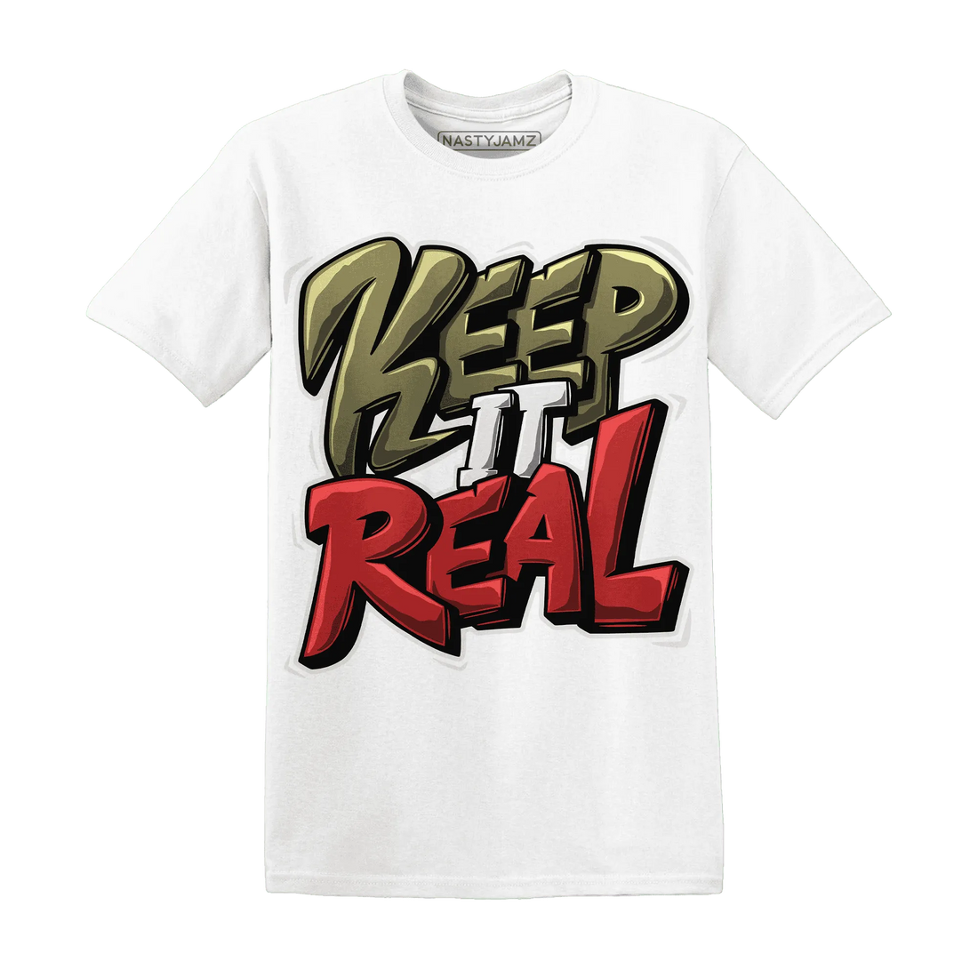 Medium-Olive-1s-NastyJamz-T-Shirt-Match-Keep-Real