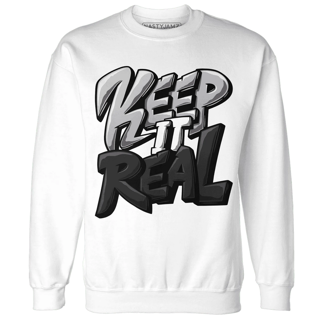 Wolf-Grey-1s-Sweatshirt-Match-Keep-Real