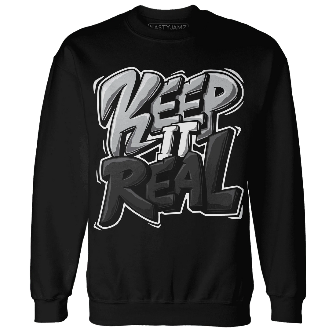 Wolf-Grey-1s-Sweatshirt-Match-Keep-Real