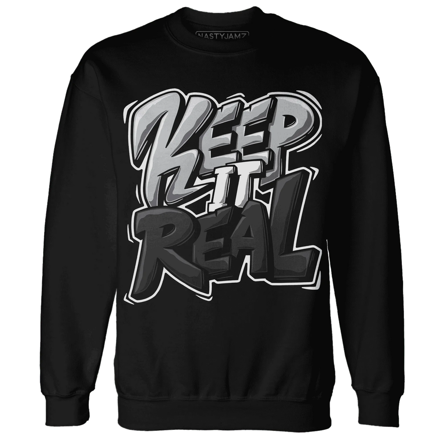 Wolf-Grey-1s-Sweatshirt-Match-Keep-Real