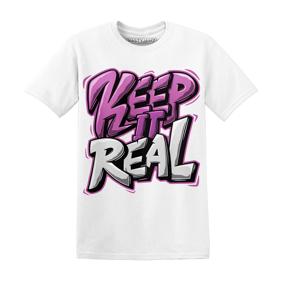 GS Hyper Violet 4s T Shirt Keep Real - NastyJamz