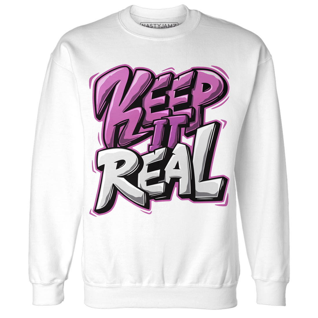 GS Hyper Violet 4s Sweatshirt Match Keep Real - NastyJamz