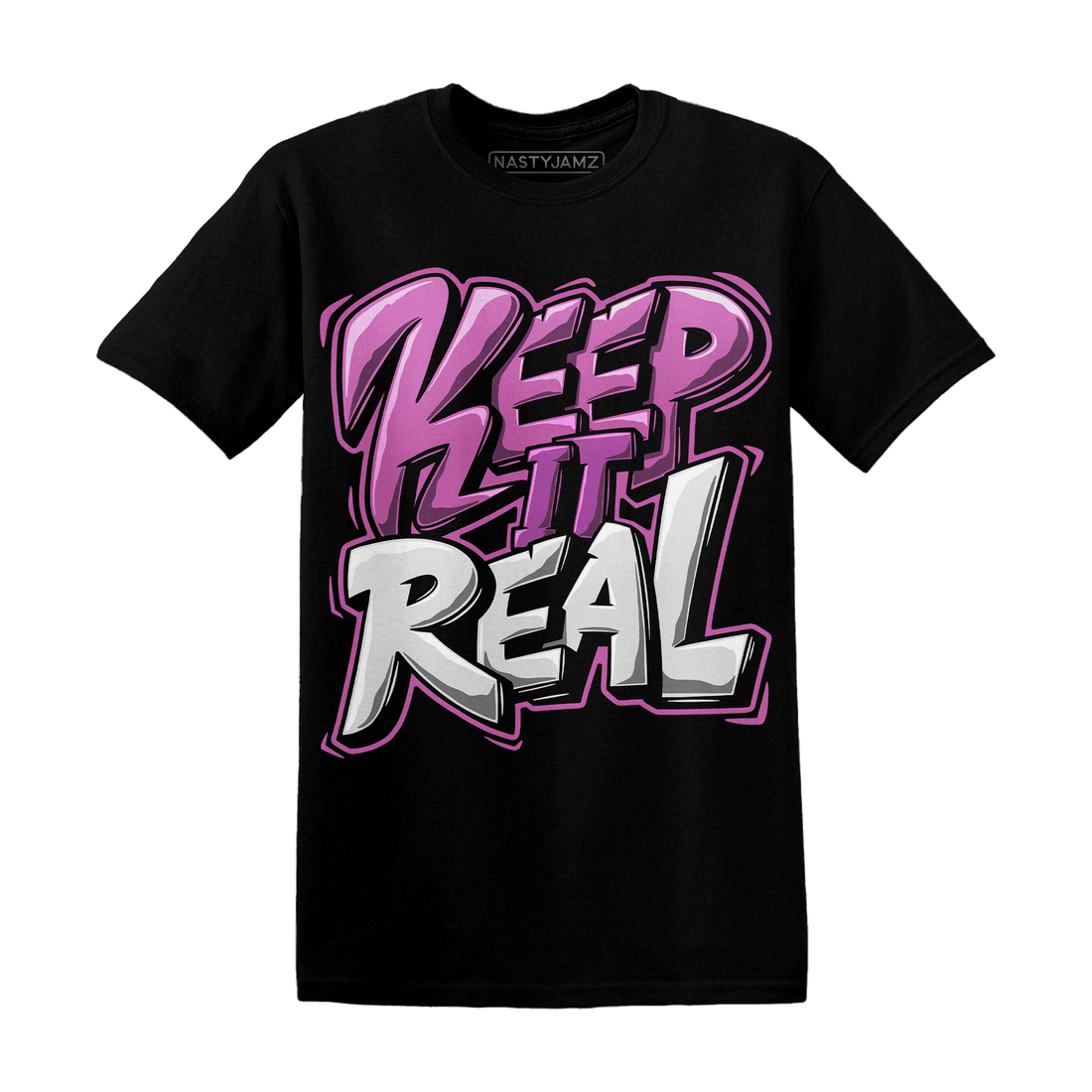 GS Hyper Violet 4s T Shirt Keep Real - NastyJamz