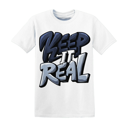White-Navy-6s-T-Shirt-Match-Keep-Real