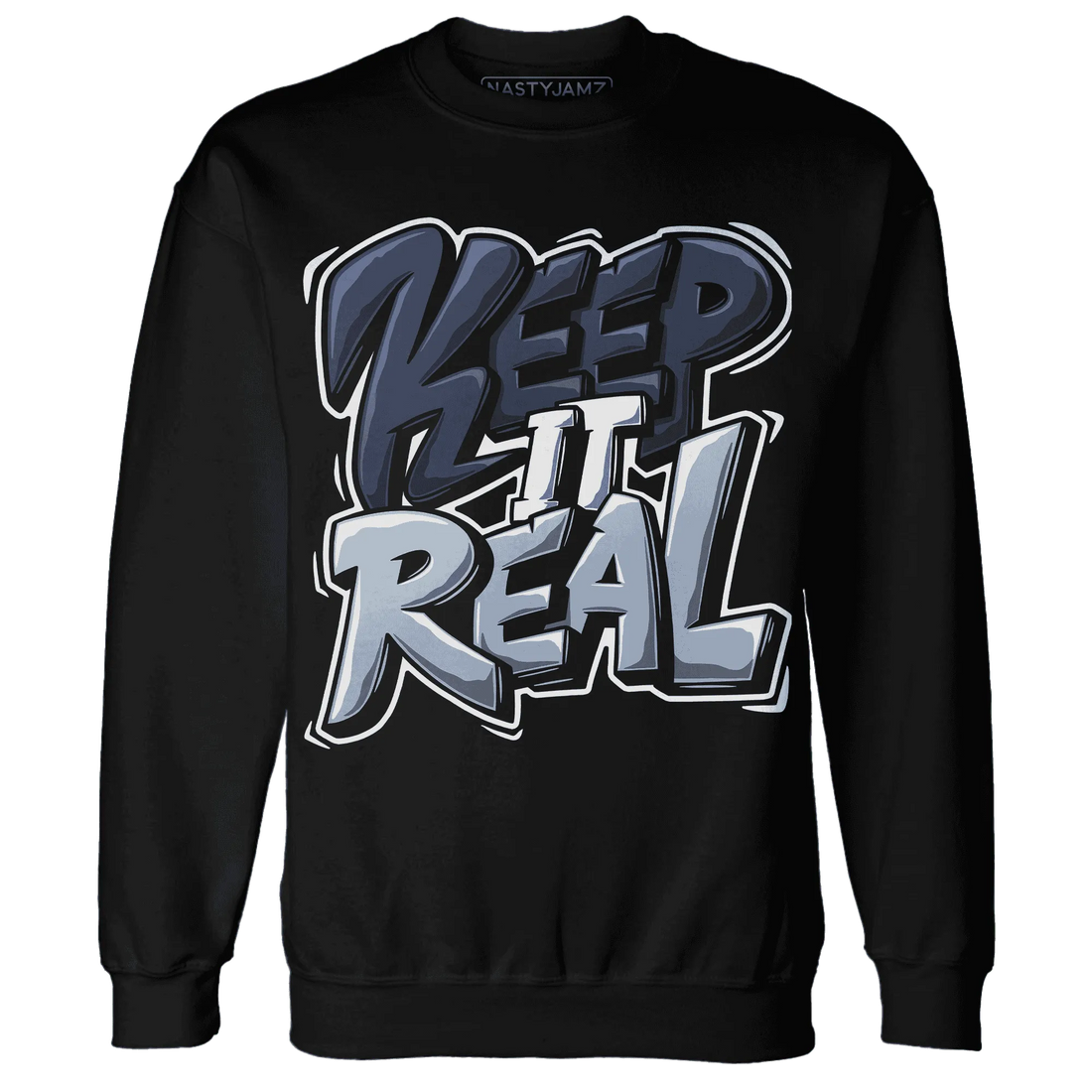 White-Navy-6s-Sweatshirt-Match-Keep-Real