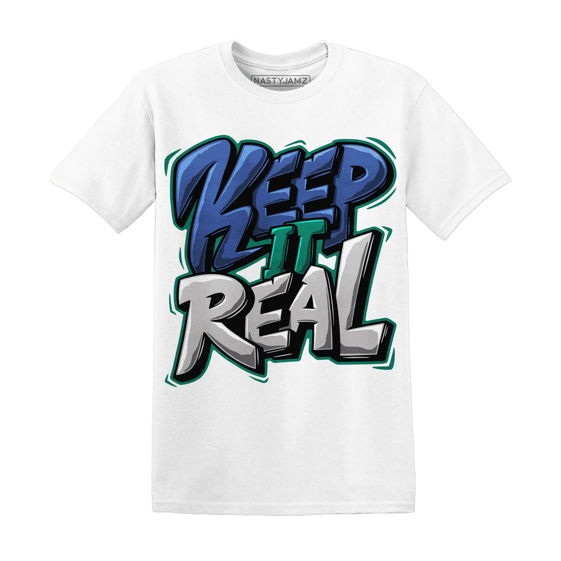Dunk-Hyper-Royal-Malachite-T-Shirt-Match-Keep-Real